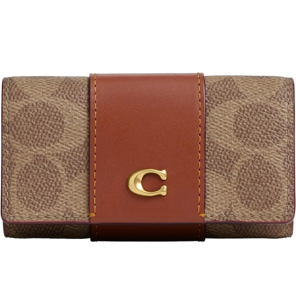 Coach 6 key ring holder